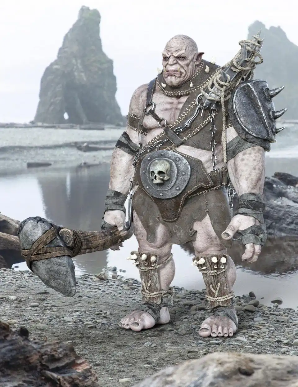 Ogre Armor for Ogre HD_DAZ3DDL