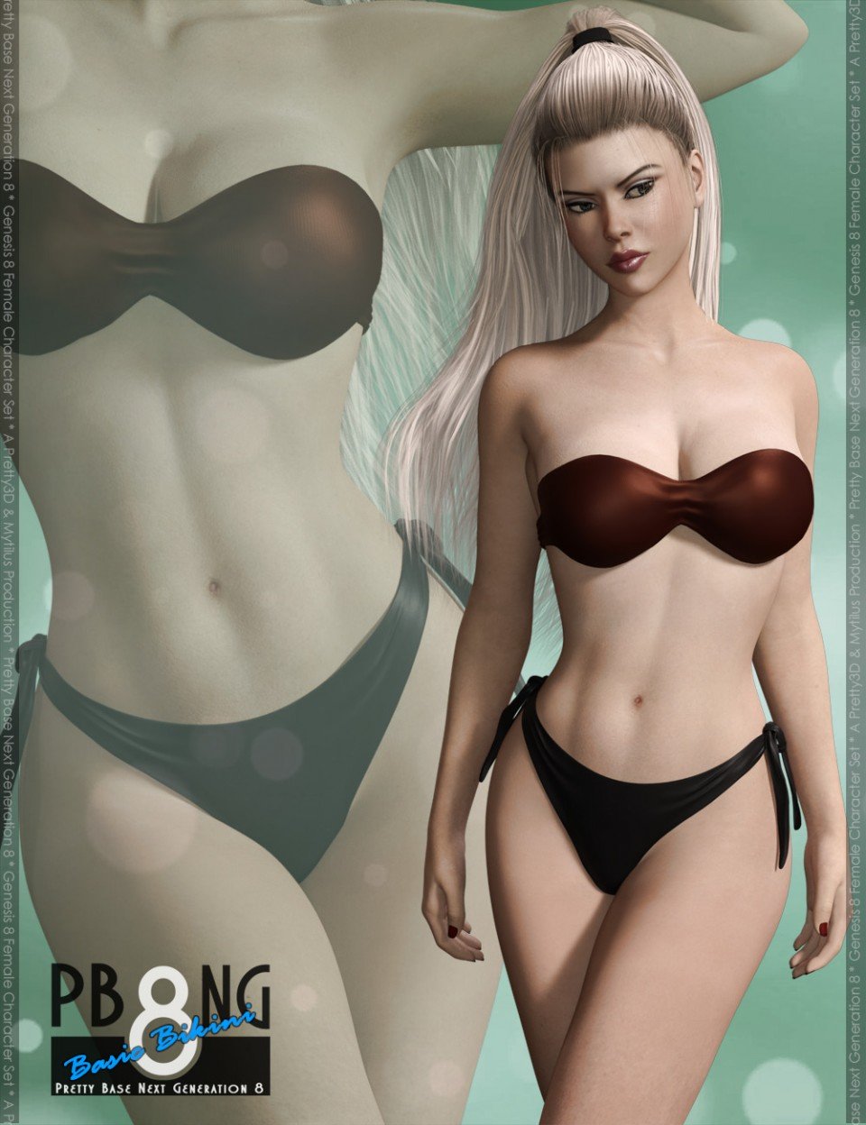 Pretty Base NG 8 Basic Bikini for Genesis 8 Female(s)_DAZ3DDL