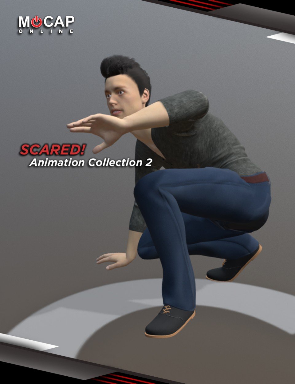 Scared! Animation Collection P2 for Michael 8_DAZ3D下载站