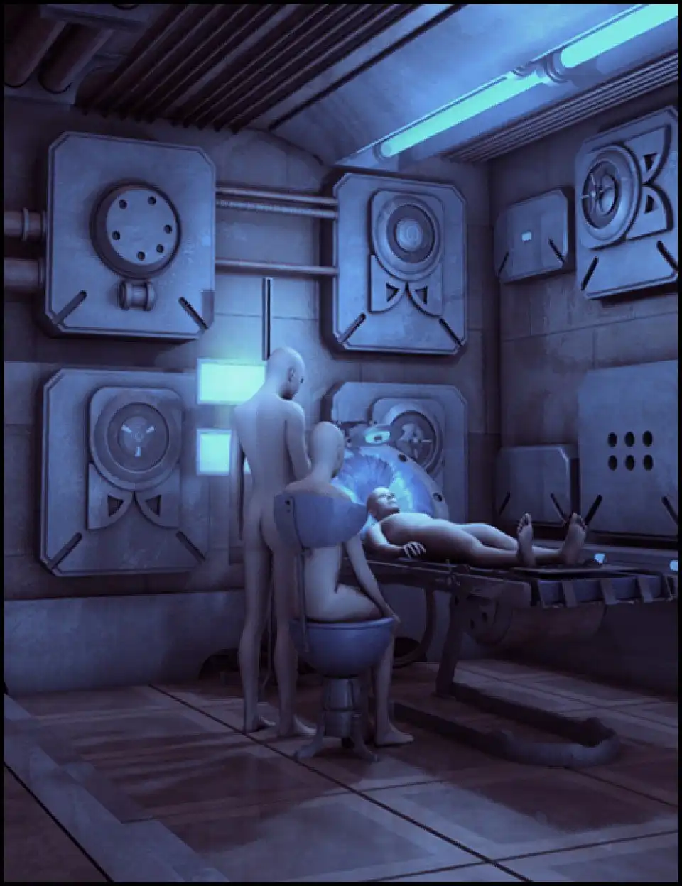 SciFi Interior_DAZ3DDL