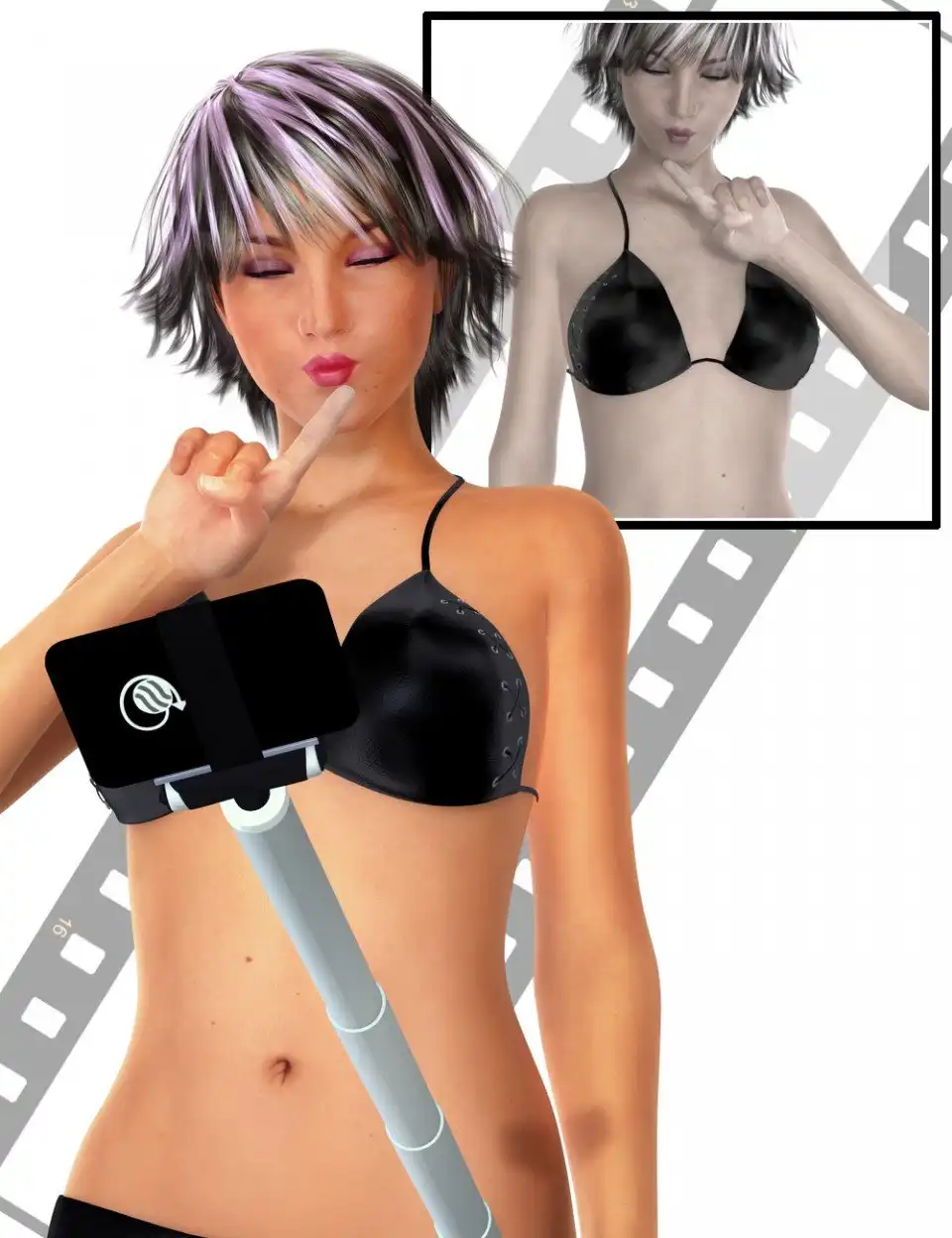 Selfies for Genesis 3 Female_DAZ3DDL