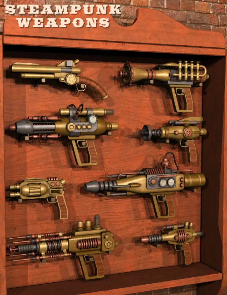 Steampunk Weapons_DAZ3DDL