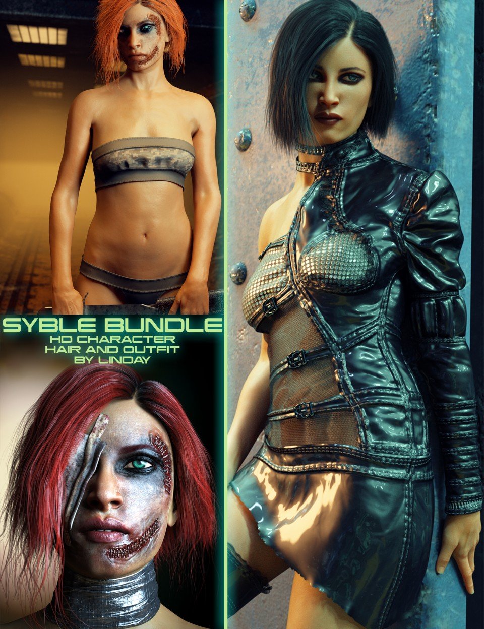 Syble Bundle for Genesis 8 Female(s)_DAZ3DDL