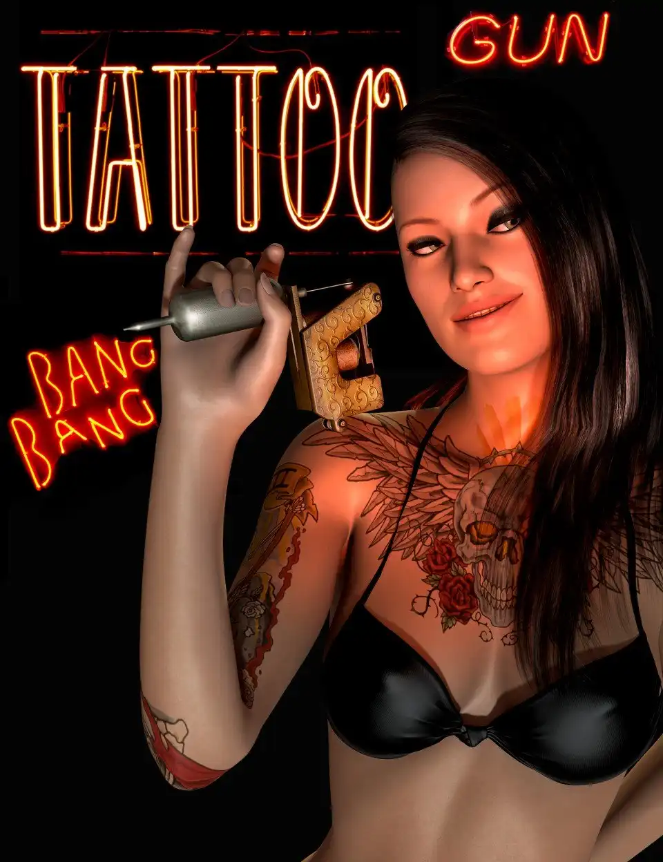 Tattoo Gun_DAZ3DDL