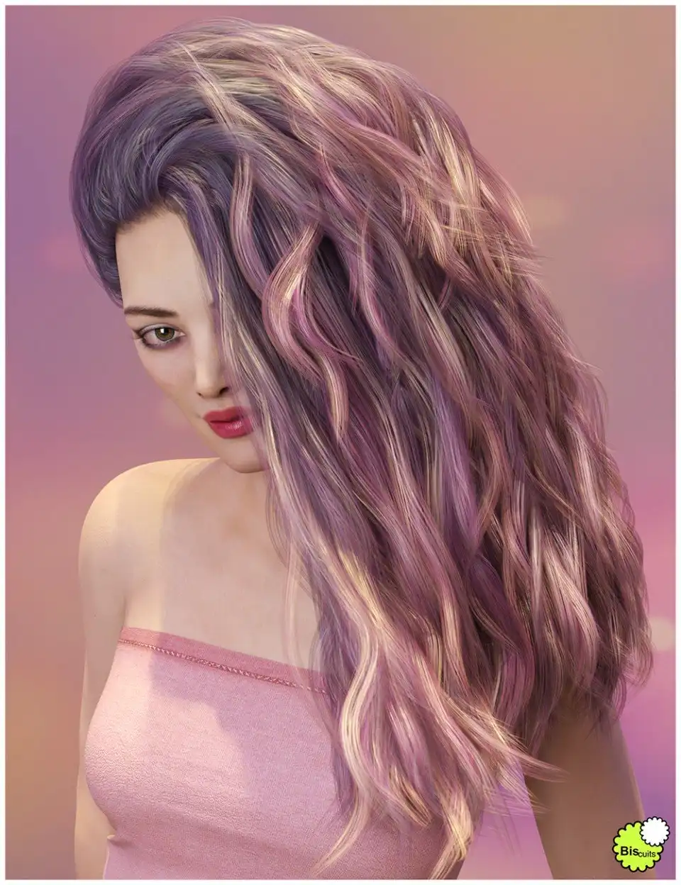 Texture Expansion for Biscuits Jam Hair_DAZ3DDL