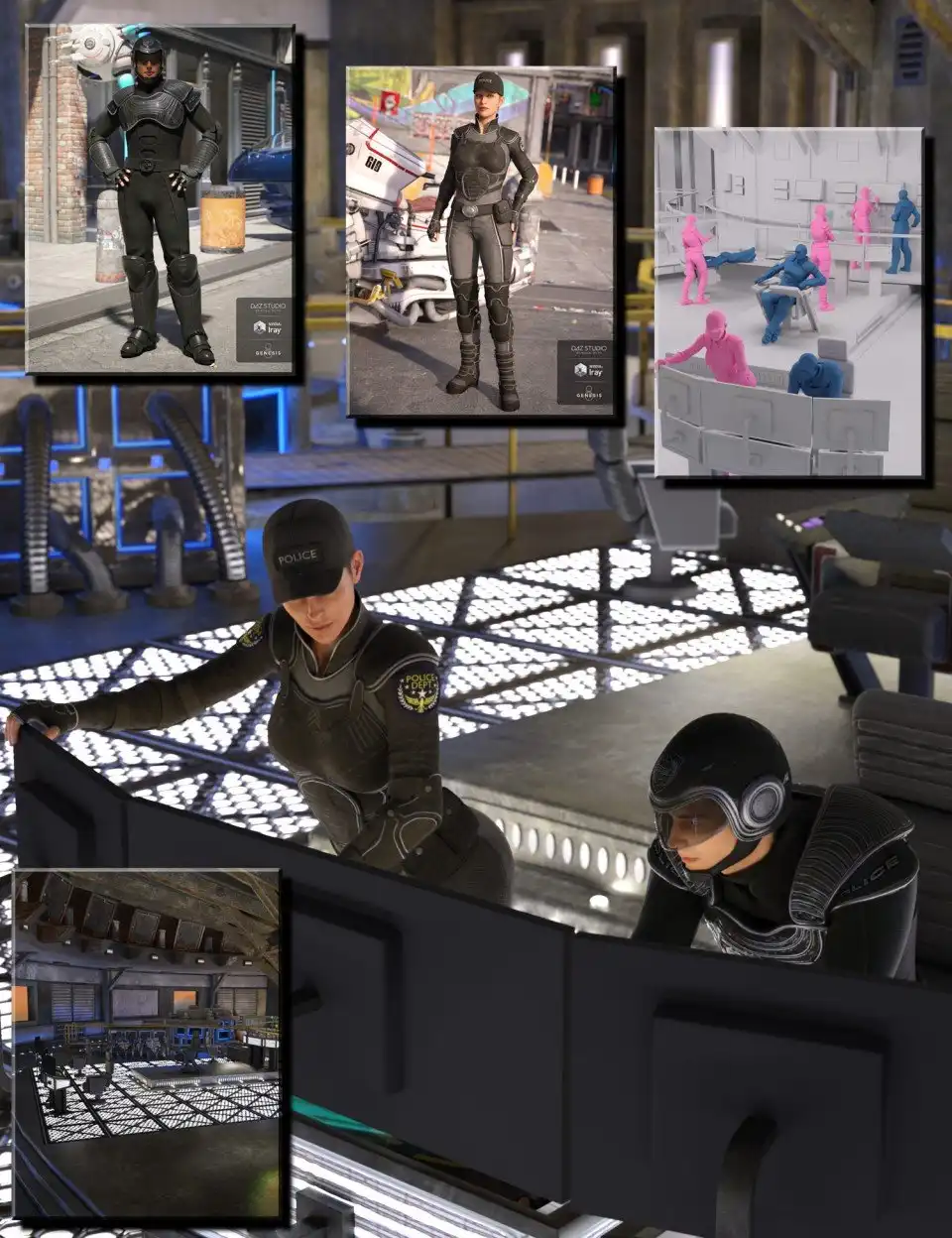 The Core Command Bundle + Textures_DAZ3DDL