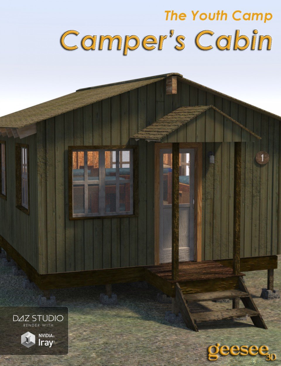 The Youth Camp – Camper’s Cabin_DAZ3D下载站