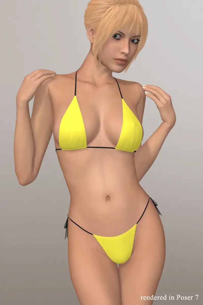 Tiny Bikini VII V4_DAZ3D下载站