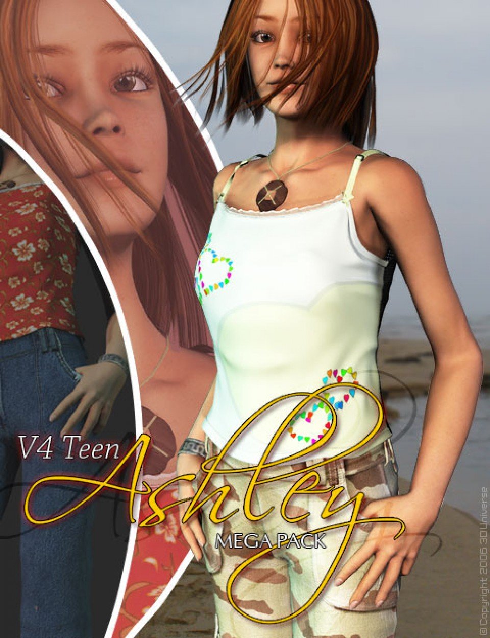 V4 Teen Ashley – Mega Pack_DAZ3D下载站