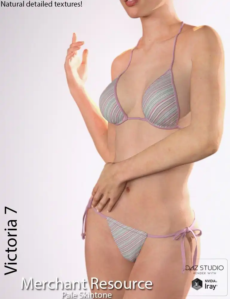 Victoria 7 Merchant Resource – Pale Skin_DAZ3D下载站
