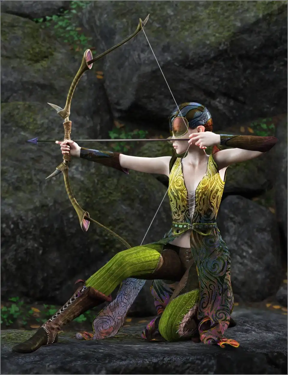 dForce Wing Ranger for Genesis 8 Female(s)_DAZ3DDL