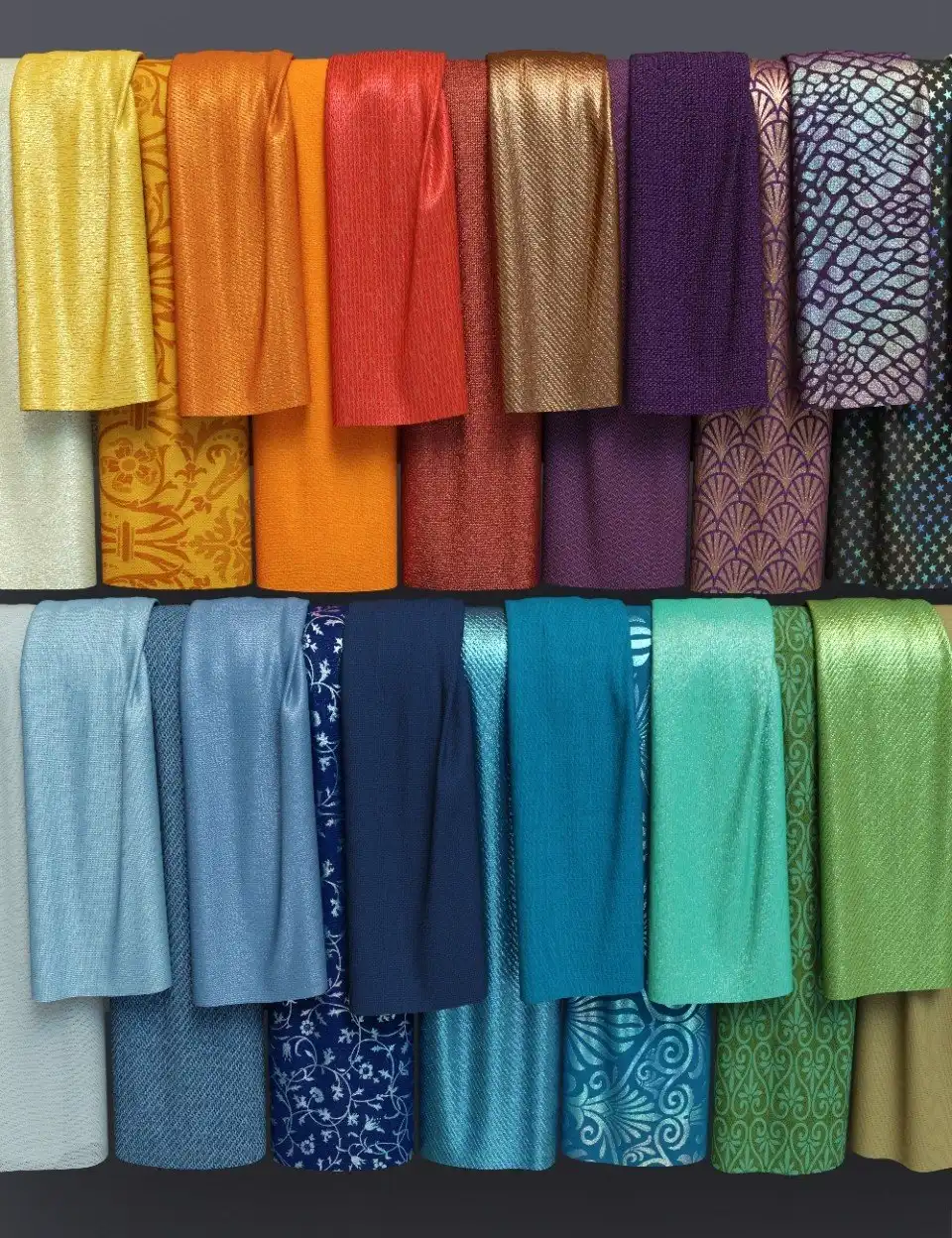 4K Fabric Shader Presets 1 for Iray_DAZ3DDL
