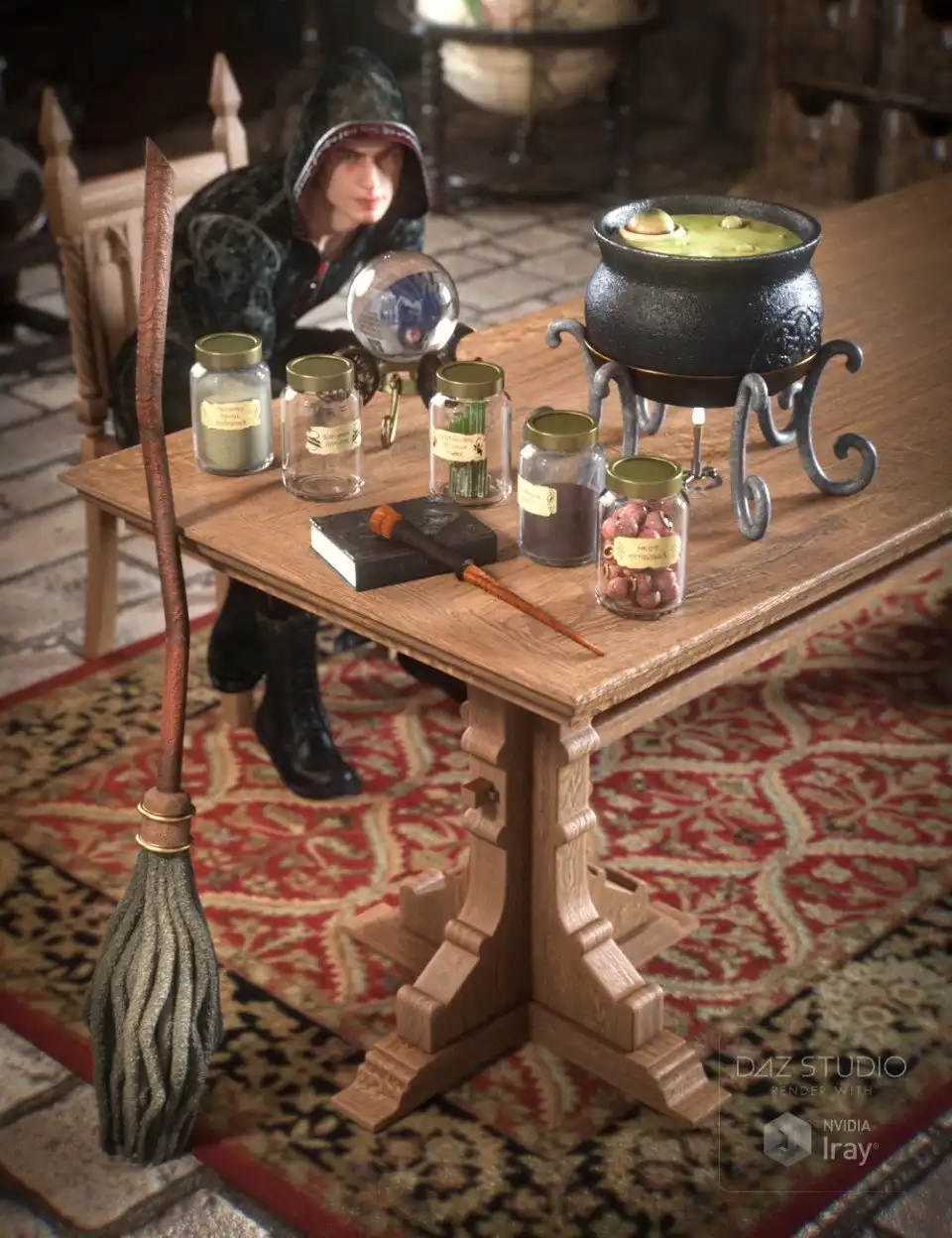Apprentice Magic Supplies_DAZ3D下载站