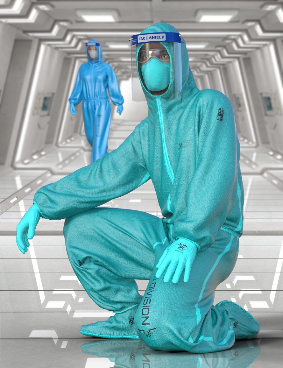 Bio Suit for Genesis 8 Male (s)_DAZ3D下载站