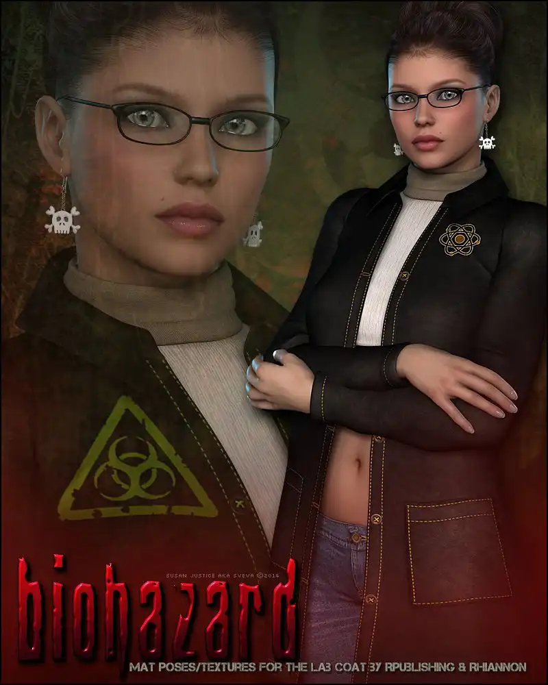 Biohazard for Lab Coat_DAZ3DDL