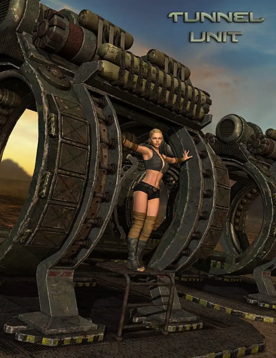 DMs Tunnel Unit_DAZ3D下载站