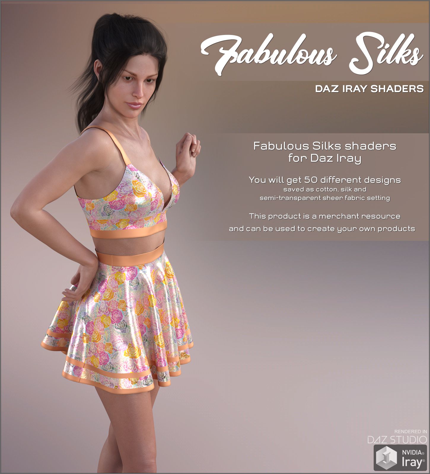 Daz Iray – Fabulous Silks_DAZ3D下载站