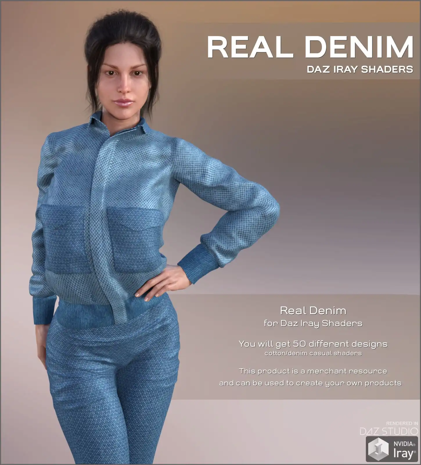 Daz Iray – Real Denim_DAZ3DDL