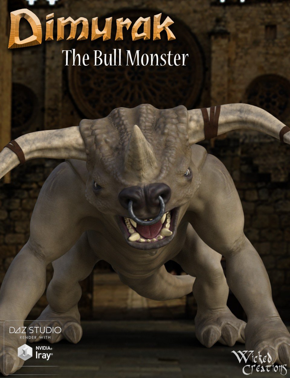 Dimurak Toon Bull Monster_DAZ3D下载站