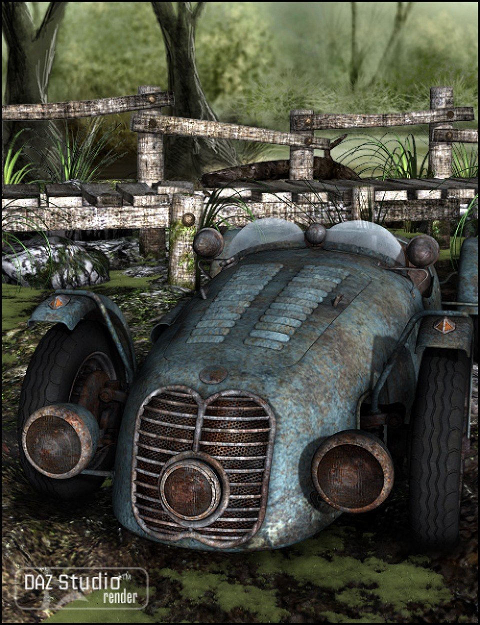 Dumped for Sports Car Meteor 1947_DAZ3D下载站