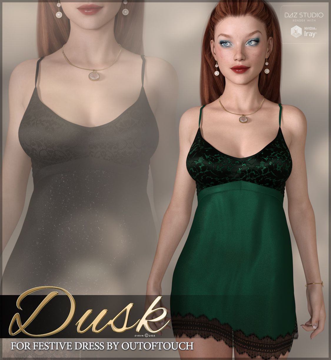 Dusk for Festive Dress_DAZ3D下载站