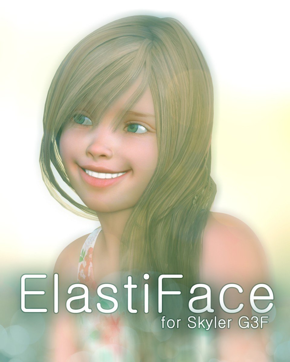 ElastiFace Expressions for Skyler Genesis 3_DAZ3D下载站