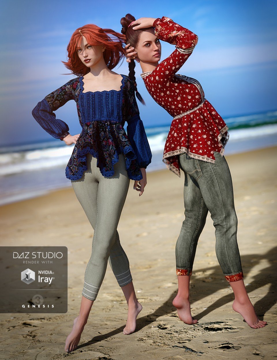 Fall Trends for Genesis 3 Female(s) + Textures_DAZ3D下载站