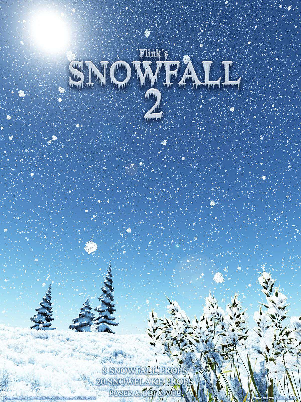 Flinks Snowfall 2_DAZ3D下载站