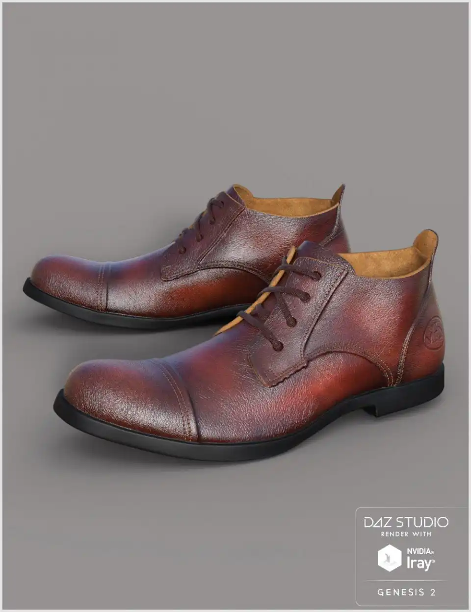 Leather Shoes Bundle_DAZ3D下载站