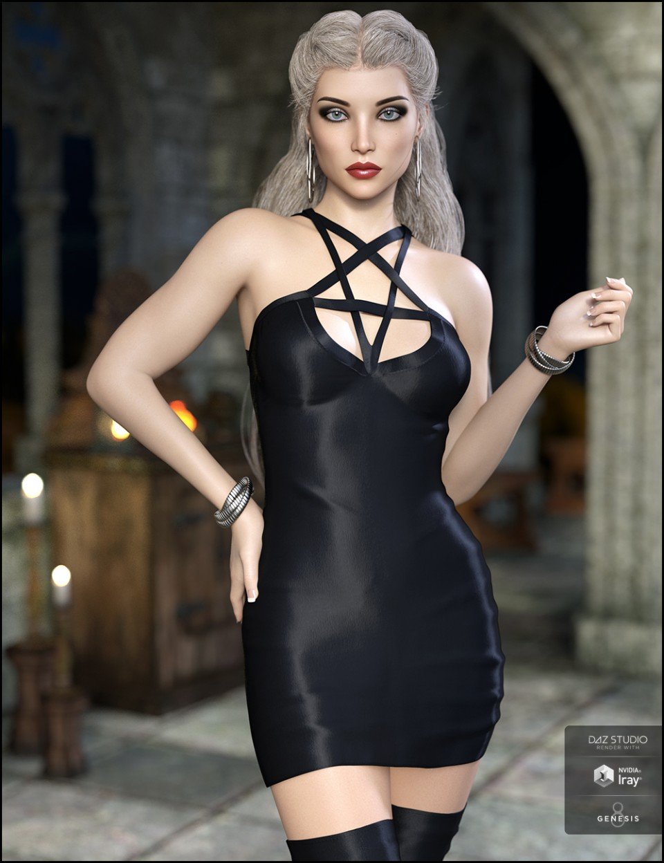 Lustrum Dress Outfit for Genesis 8 Female(s)_DAZ3DDL