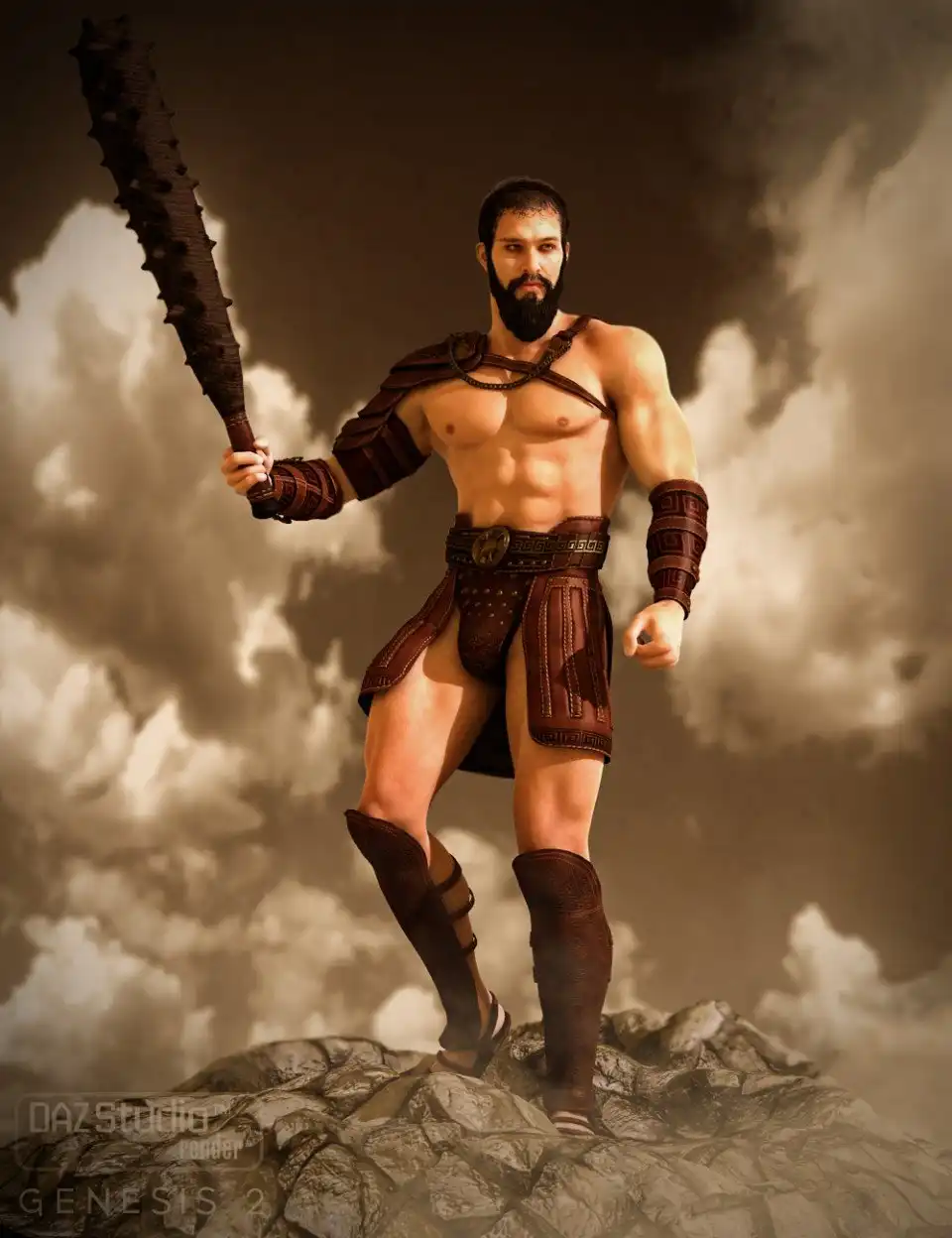 Mec4D Hercules for Genesis 2 Male(s)_DAZ3DDL
