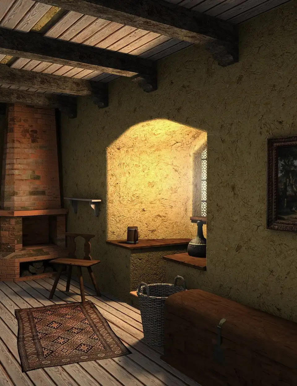 Medieval Interior_DAZ3DDL