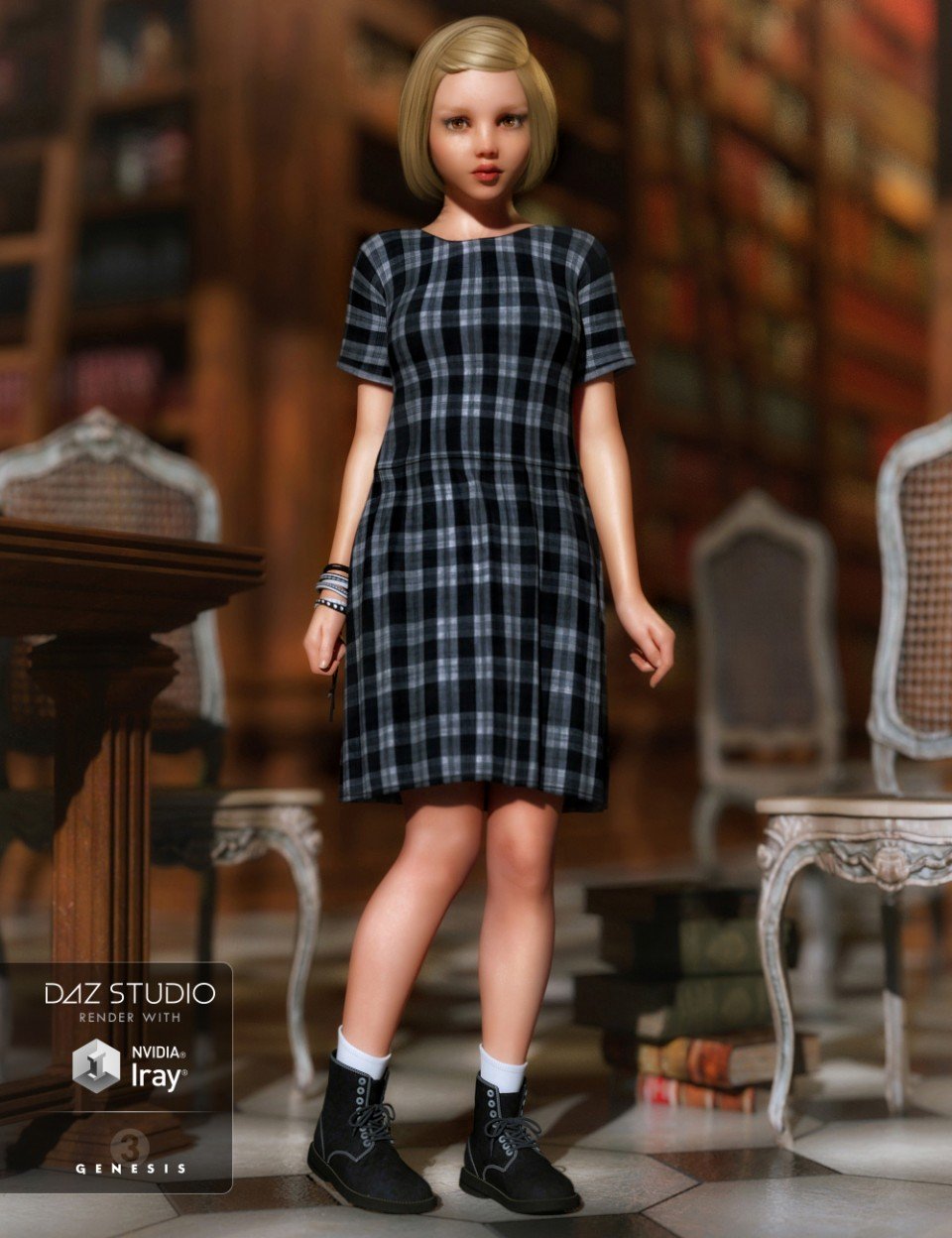 Missy Outfit for Genesis 3 Female(s)_DAZ3D下载站