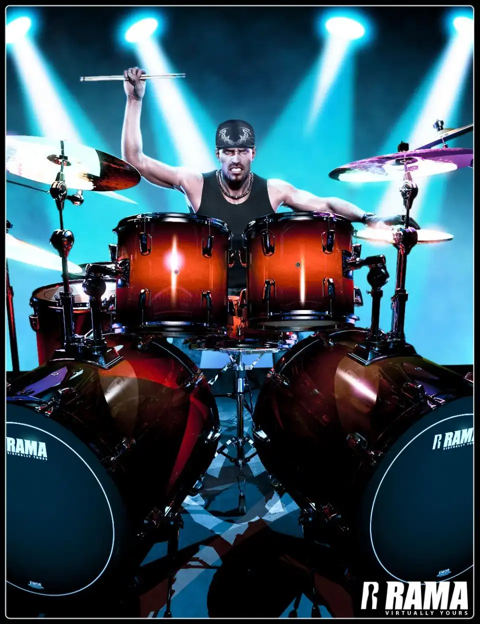 Rama Drums & Add-ons_DAZ3DDL
