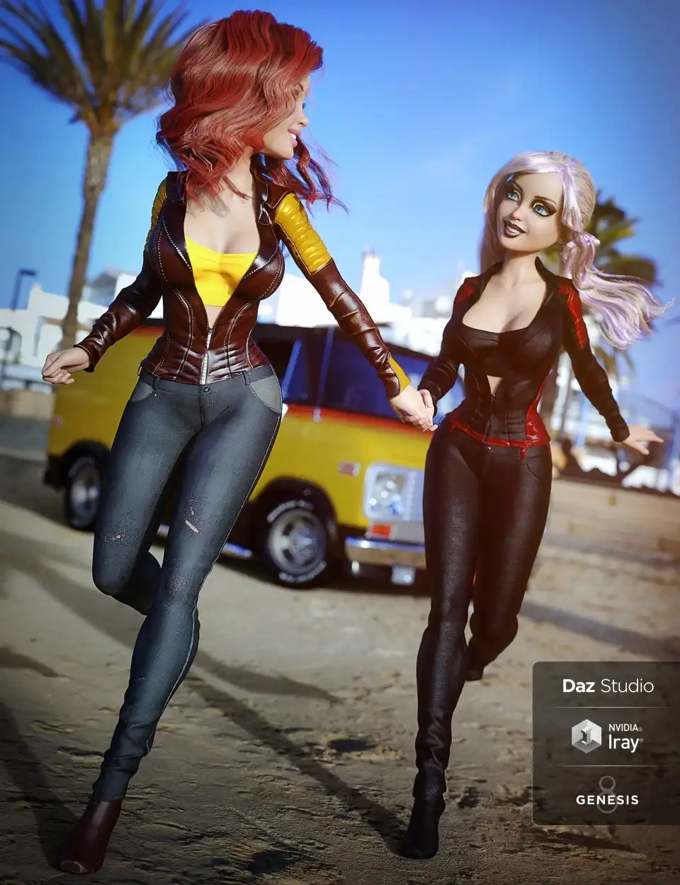 Razors Edge Outfit Textures_DAZ3D下载站