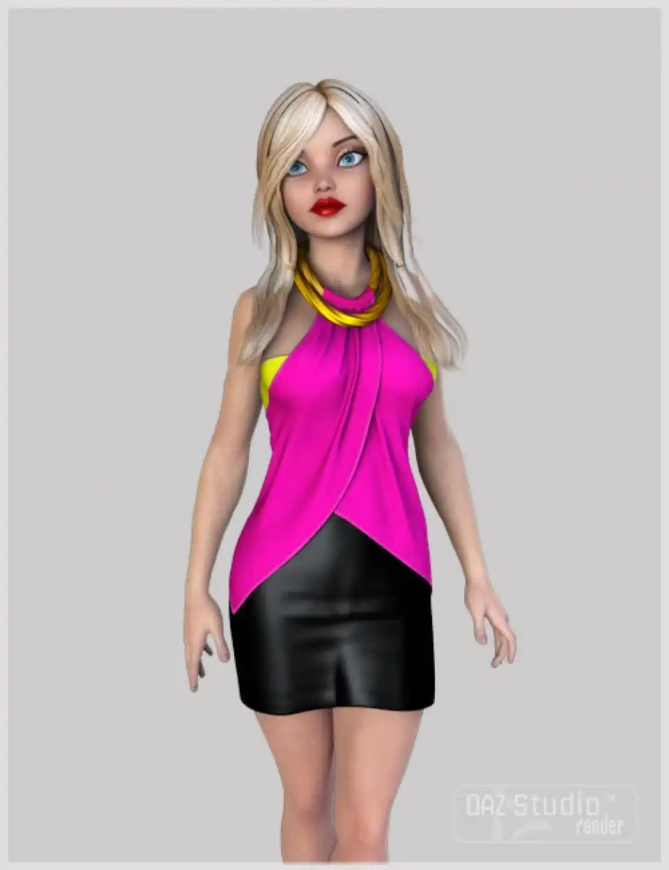 Ring Skirt For Genesis 2 Female(s)_DAZ3D下载站