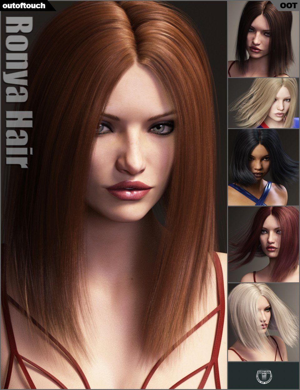 Ronya Hair & Texture XPansion_DAZ3DDL