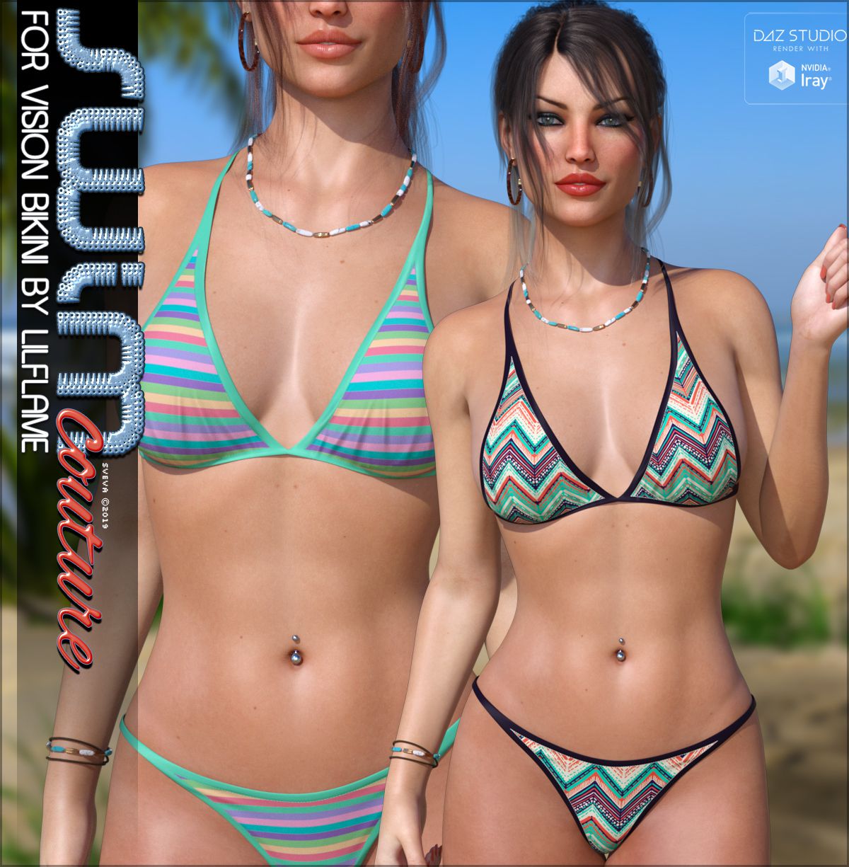 SWIM Couture for Vision Bikini G8F_DAZ3D下载站