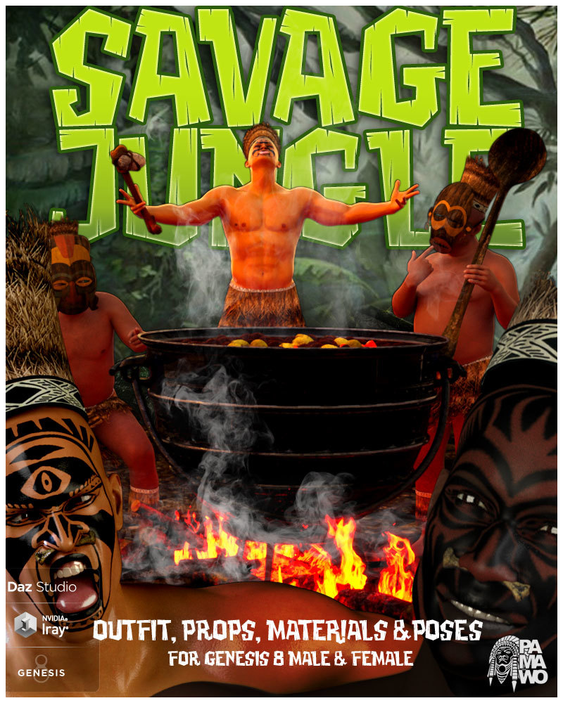 Savage Jungle DS_DAZ3D下载站