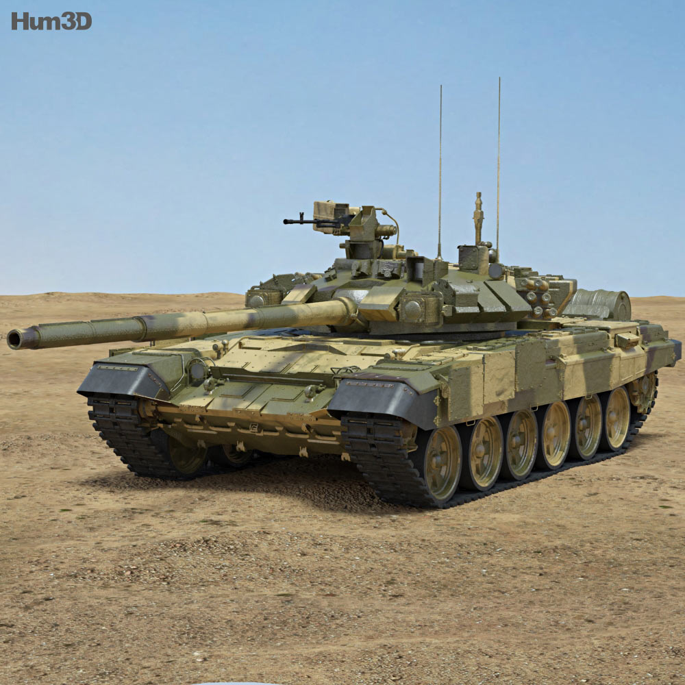 T-90 3D Model_DAZ3D下载站