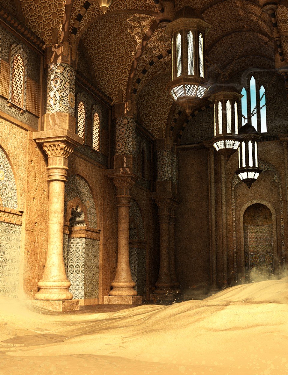 Temple of Sand_DAZ3D下载站