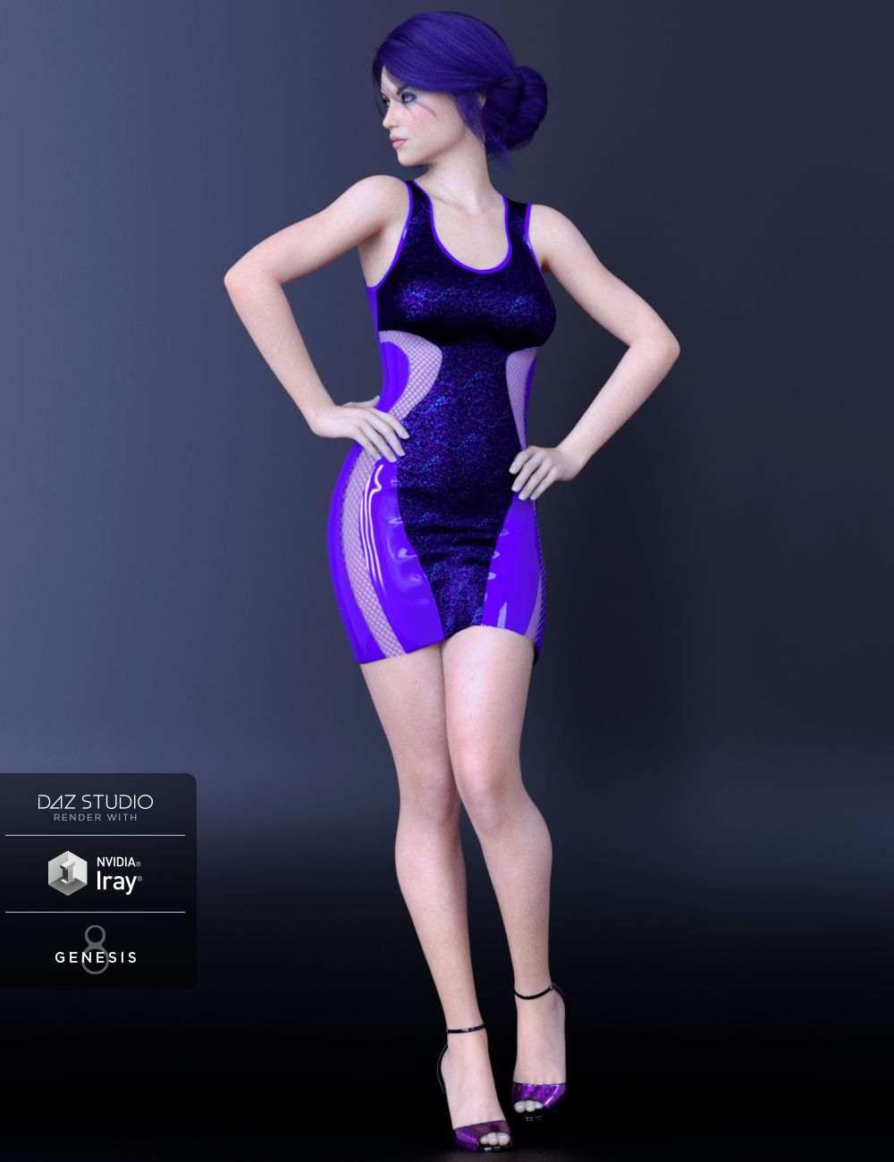 Temptress for Siren Dress – G8F DS_DAZ3D下载站