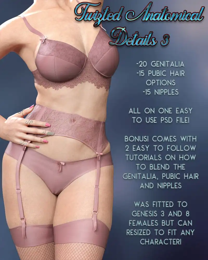 Twizted Anatomical Details 3_DAZ3DDL