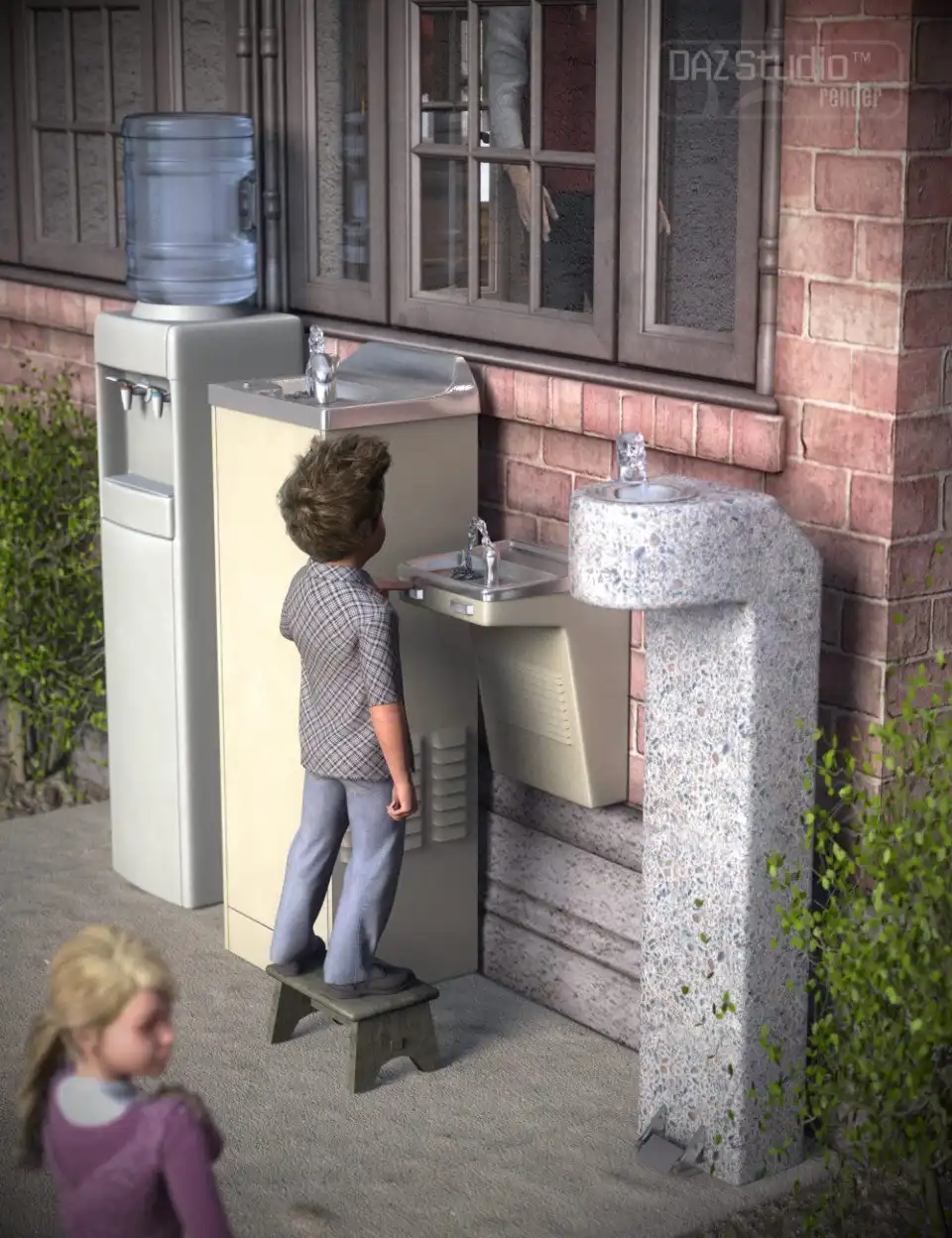 Water Fountains_DAZ3DDL