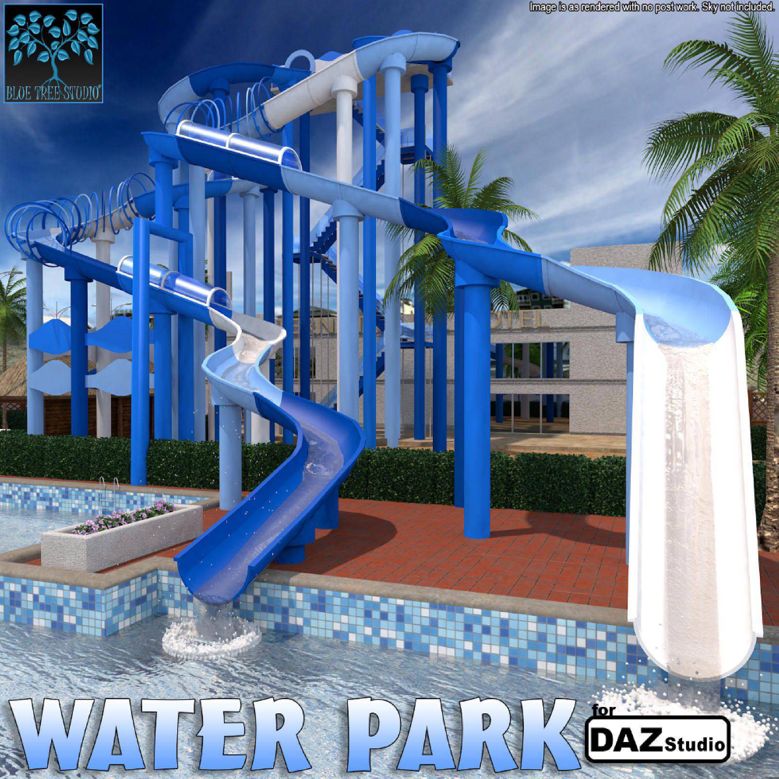 Water Park for Daz Studio_DAZ3D下载站