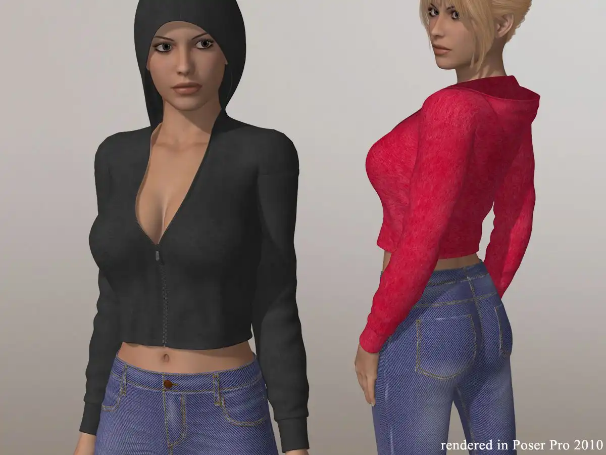 Winter Top_DAZ3D下载站