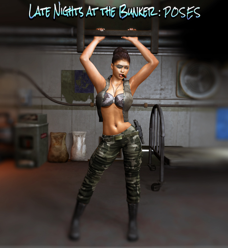 i13 Late Nights at the Bunker POSES_DAZ3D下载站