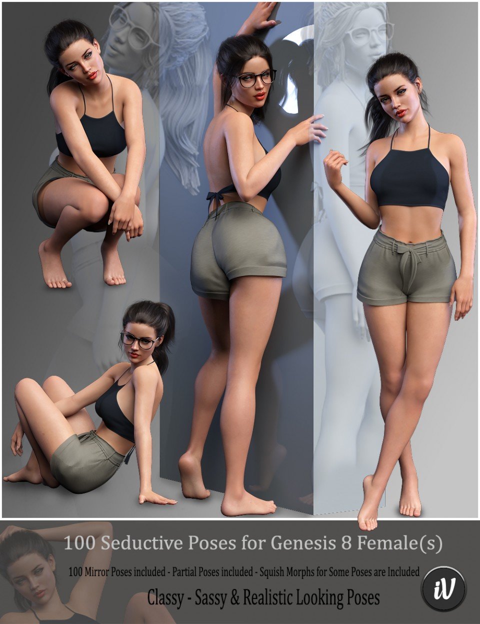 iV 100 Seductive Poses for Genesis 8 Female(s)_DAZ3DDL