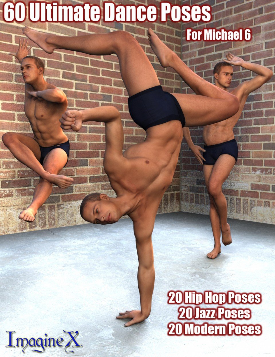 60 Ultimate Dance Poses for Michael 6_DAZ3D下载站