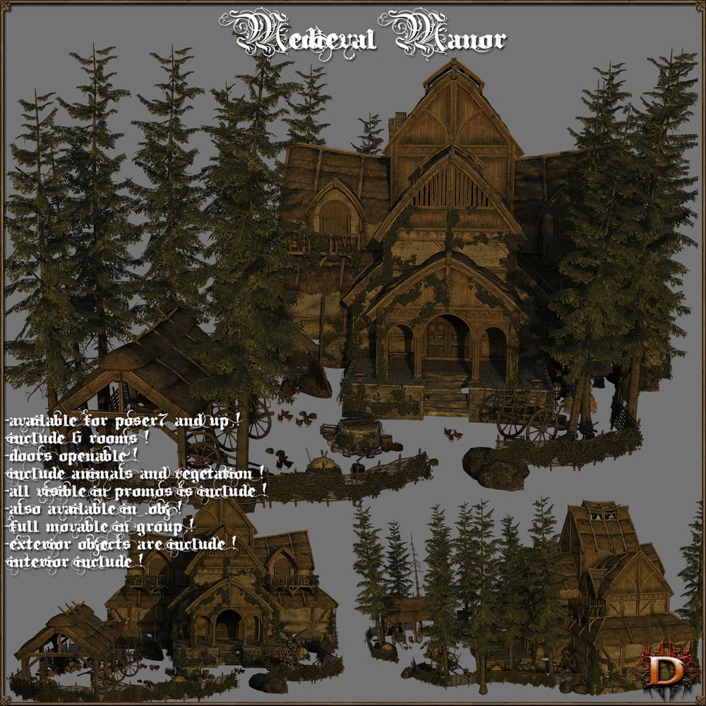 Medieval Manor_DAZ3DDL
